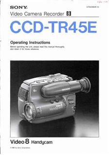 Blaupunkt CCR 800 manual. Camera Instructions.